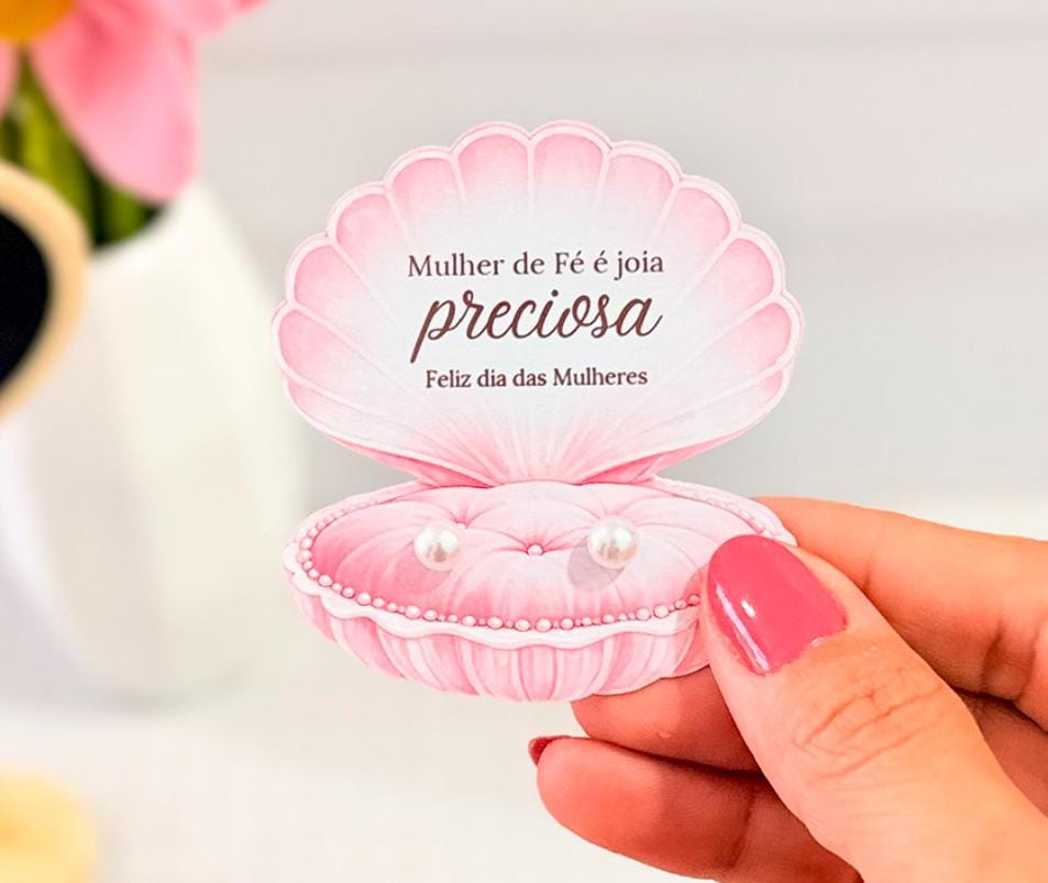 Brinco pérola 10 unidades 