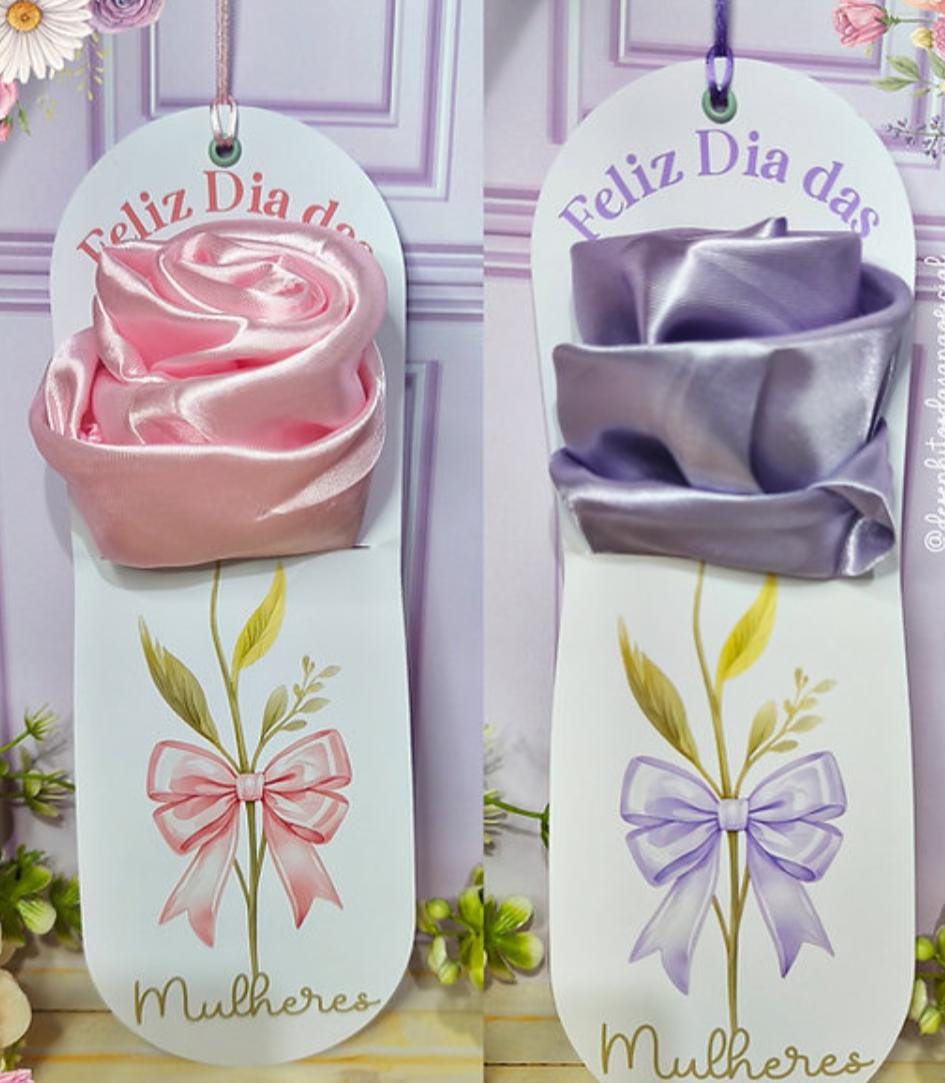 Toca com cartão flor 1 unidade 