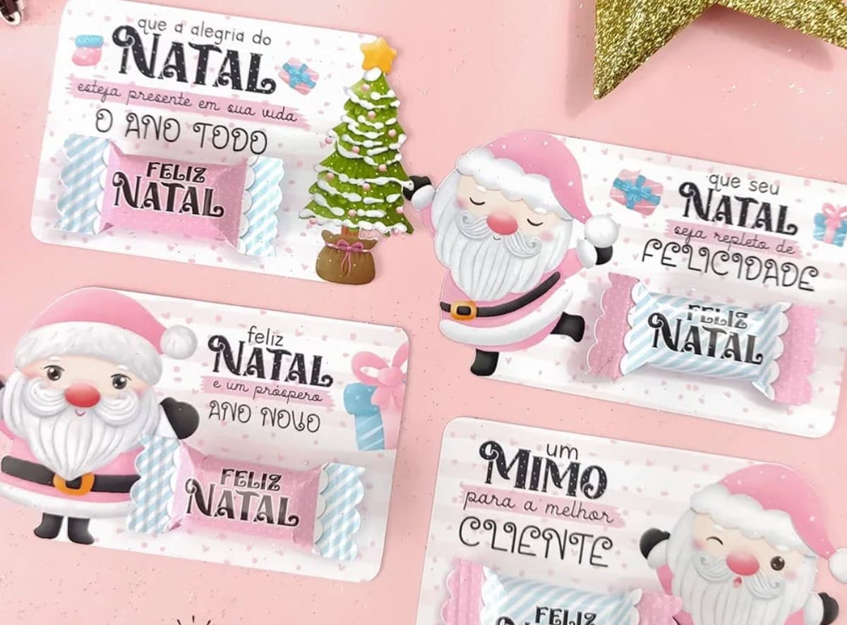 Kit 10 Mimos Card Globo de Neve c/ Doce (Personalizado)