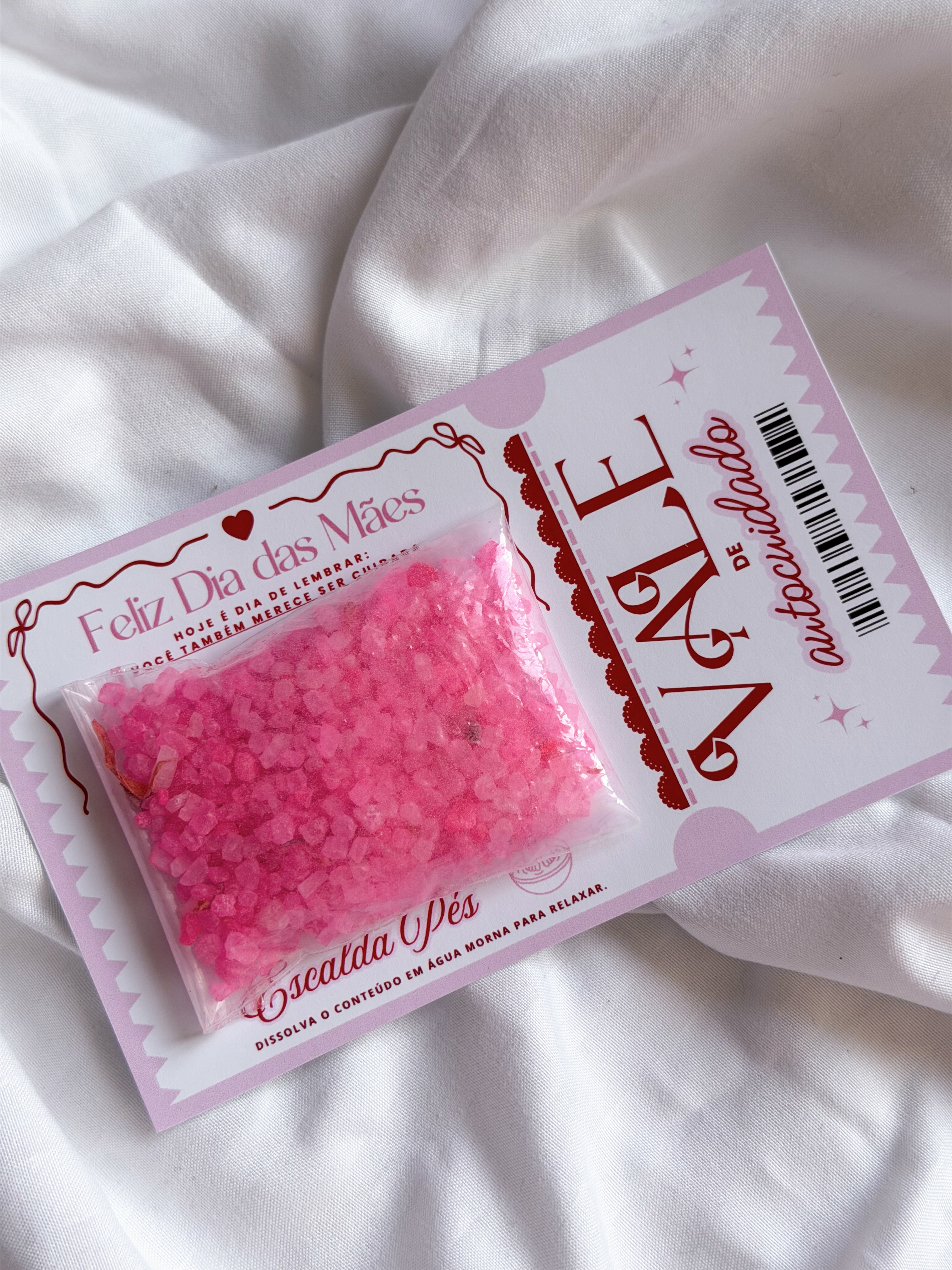 Card Postal com escalda pés 10 unidades 